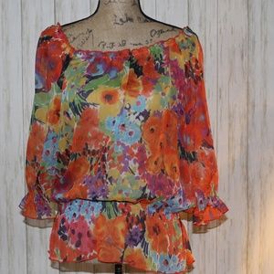 Kay Celine Sheer Top